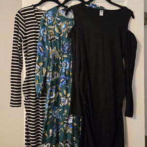 Womens Old Navy Maternity Dresses Size Small,  set of 3